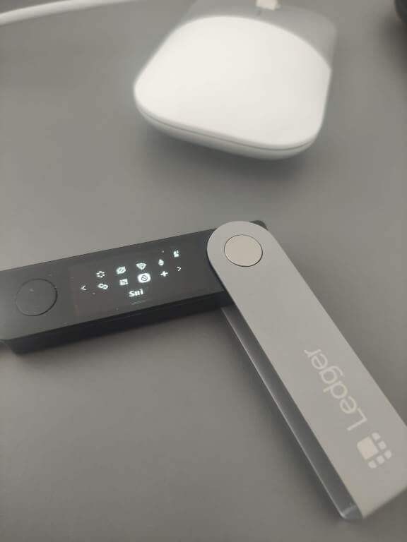 open sui on ledger