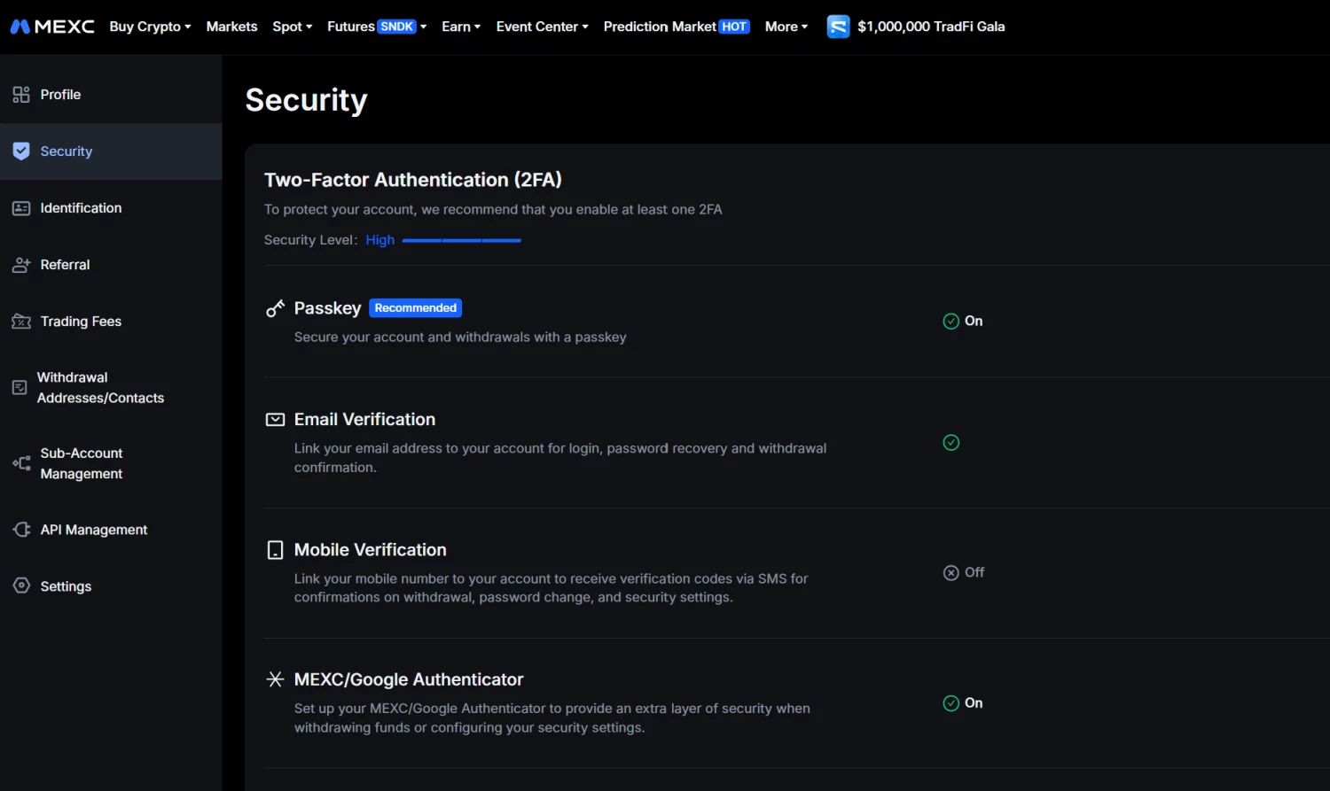 2FA enabled