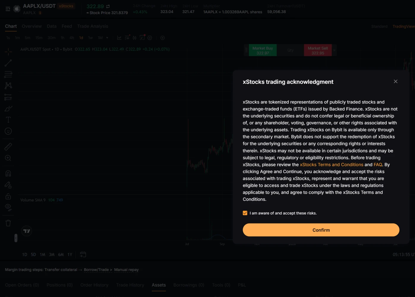 Bybit spells it out: no ownership, no vote, no redemption.